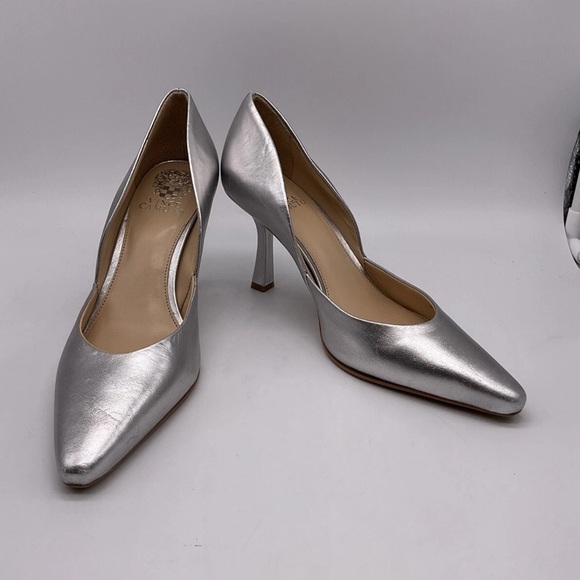 Vince Camuto Shoes - Brand New Vince Camuto Metallic Silver Pointed-Toe Pumps